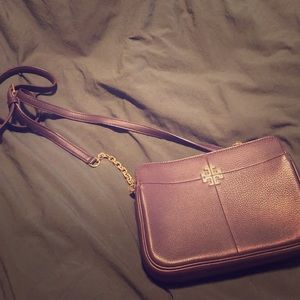 Purple Tory Burch cross body